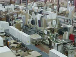 TL HA furniture factory Stock Footage