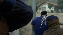 POLICE DRIVEN BACK BY MINERS USING HOMEMADE ROCKETS News Clip