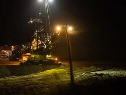 Open Cast Mining Machine Stock Footage