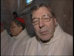 Cardinals gather to pray for Pope John Paul ll, comments News Clip