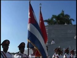 Head of Chinese Parliament, Wu Bangguo, attends wreath laying ceremony News Clip