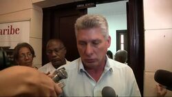 Vice president on the health of Fidel Castro and the death of his friend, author Gabriel Garcia Marquez News Clip