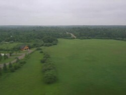 WS AERIAL View of Mississippi river / Lake Itasca, Minnesota, United States  Stock Footage