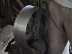 Drill machine making a hole Stock Footage