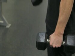 Lifting Weights Stock Footage