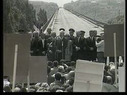 YUGOSLAVIA: MILOSEVIC REBUILDING ANNOUNCEMENT News Clip