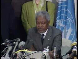 IRAQ: KOFI ANNAN GIVEN TOUR OF PRESIDENTIAL PALACES News Clip
