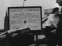 People Return Home to Post War Germany Stock Footage