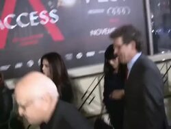 Norman Lear arriving at the Lincoln After Party in Hollywood, 11/08/12 Stock Footage