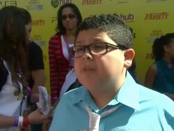 INTERVIEW: Rico Rodriguez on how it feels to be recognized by Variety at the Variety's 5th Annual Power Of Youth Event at Los Angeles CA.  Stock Footage
