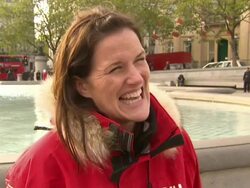 Prince Harry at Walking With The Wounded Event in Trafalgar Square News Clip