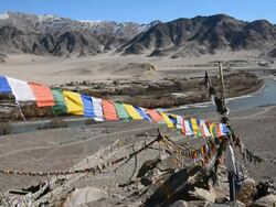 Indus River, Ladakh, India Stock Footage