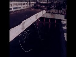 SYND 26-5-72 NORTH VIETNAMESE BLOW UP BRIDGE NEAR DA NANG News Clip