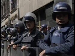 MEXICO: UNEMPLOYED STATE BUS DRIVERS PROTEST News Clip