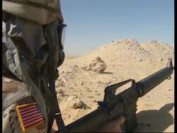 Kuwait - US Troops deployed to Kuwait News Clip