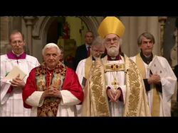 Pope Benedict XVI dressed for Papal Mass News Clip