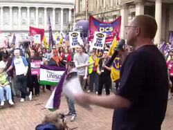 Unison Rally in Birmingham News Clip