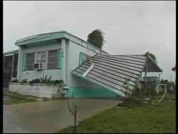 Hurricane starting to wreak damage News Clip