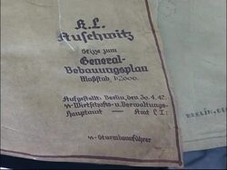 Paper claims 28 alleged blueprints of death camp found News Clip