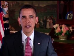 President Barack Obama issued an Easter address Saturday urging people of all faiths, along with nonbelievers, to embrace their common aspirations and "shared spirit of humanity." News Clip