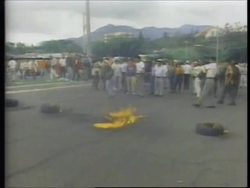 EL SALVADOR: NATIONAL SALES TAX DEMONSTRATION News Clip