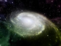 3D Galaxy Stock Footage