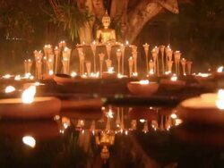 Candle Lights Stock Footage