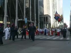 Macy's Thanksgiving Day Parade Stock Footage