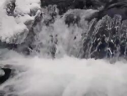 Winter Stream Stock Footage