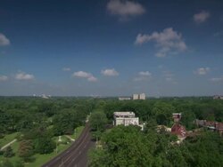 WS View of saint louis skyline / St Louis, Missouri, United States Stock Footage