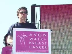 Seventh Annual Los Angeles Avon Walk for Breast Cancer Stock Footage