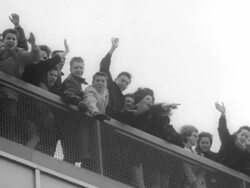 The Beatles arrive in New York Stock Footage