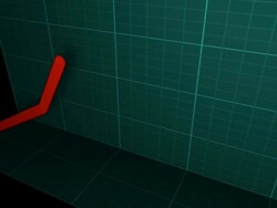 Animated Productivity Chart in Red Stock Footage