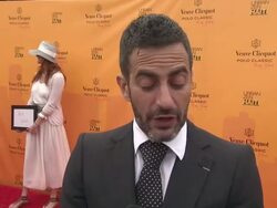 INTERVIEW: Marc Jacobs talks about the importance of supporting the cause at the The Fourth Annual Veuve Clicquot Polo Classic at New York NY.  Stock Footage