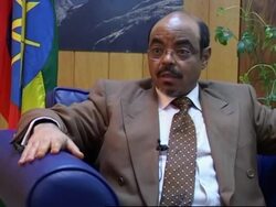 AP intv, Meles Zenawi accuses militants in Somalia of waging war against Ethiopia News Clip