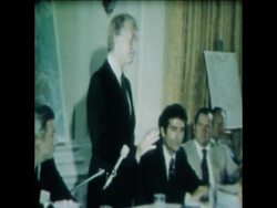 SYND 31 8 77 US PRESIDENT'S STATEMENT ON PANAMA CANAL TREATY News Clip