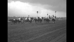'Talon' beats 'On Trust' by a nose at the Santa Anita Handicap in 1948 News Clip