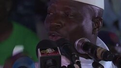 CLEAN : Gambia president warns against post poll demonstrations News Clip