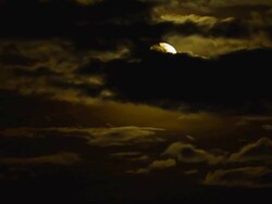Moon and cloud. Stock Footage