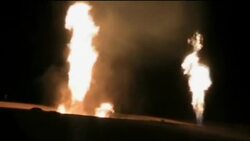 Unknown attackers blow up gas pipeline News Clip