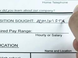 Job application Stock Footage