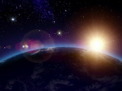 Sunrise over the oceans Stock Footage