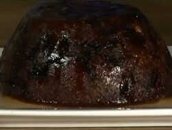 Christmas Pudding 5 Stock Footage