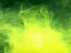 MS SLO MO Yellow ink twirl under water / Sao Paulo, Brazil Stock Footage