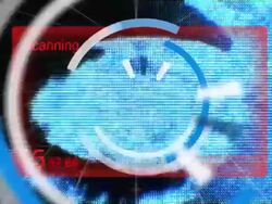 Eye Scanner Stock Footage