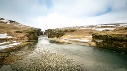 HD time-lapse: Fjadrargljufur Canyon - Iceland Stock Footage