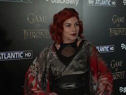 Natalia Tena at 'Game Of Thrones' Season 3 Launch at One Marylebone on March 26, 2013 in London, England (Footage by WireImage Video/Getty Images) Stock Footage