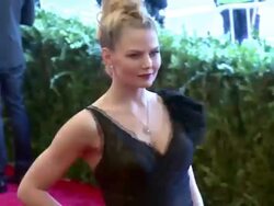 Jennifer Morrison at "PUNK: Chaos To Couture" Costume Institute Gala Stock Footage