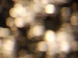 Out of focus, blinking lens spots Stock Footage