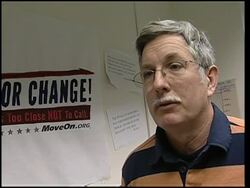 Democrat and Republican supporters asking people to vote News Clip